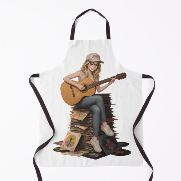 Item preview, Illustration of a young female musician with an urban/rock style designed and sold by CHRIST5000.