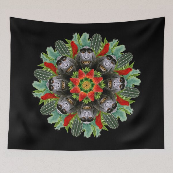 Item preview, Monkey business mandala designed and sold by burenkaUA.