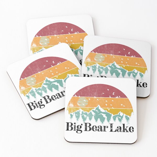 Item preview, Big Bear Lake California Retro Ski Mountain Vintage 70s 80s Style Travel Gift designed and sold by ronakris009.