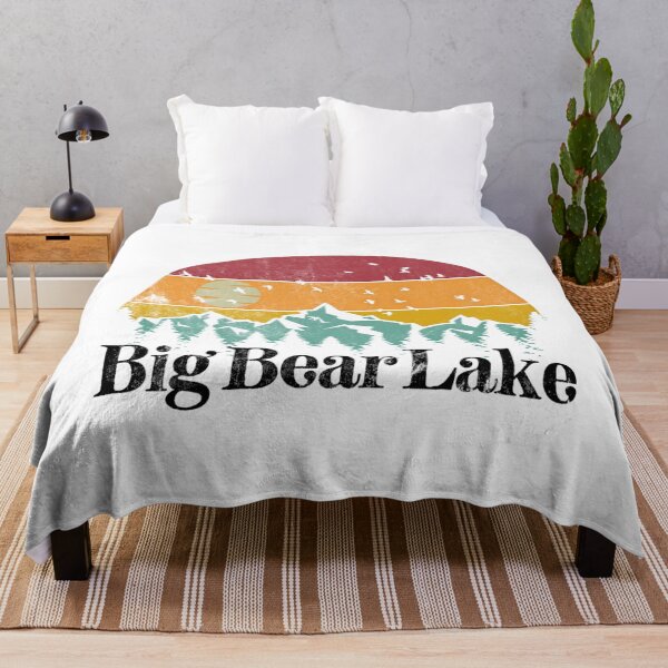 Item preview, Big Bear Lake California Retro Ski Mountain Vintage 70s 80s Style Travel Gift designed and sold by ronakris009.