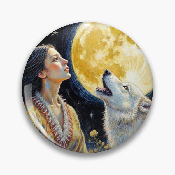 Item preview, Indian Under the Moon designed and sold by M-Y-A-R-T-.