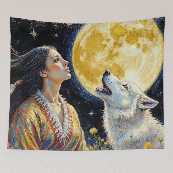 Item preview, Indian Under the Moon designed and sold by M-Y-A-R-T-.