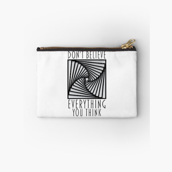 Item preview, Don’t Believe Everything You Think – Retro Optical Illusion Design designed and sold by EMWorks-Ink.