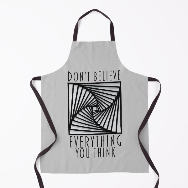 Item preview, Don’t Believe Everything You Think – Retro Optical Illusion Design designed and sold by EMWorks-Ink.