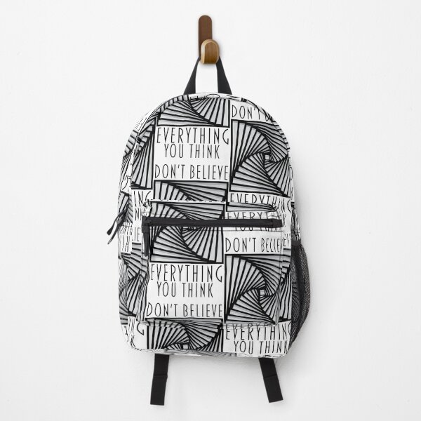 Item preview, Don’t Believe Everything You Think – Retro Optical Illusion Design designed and sold by EMWorks-Ink.