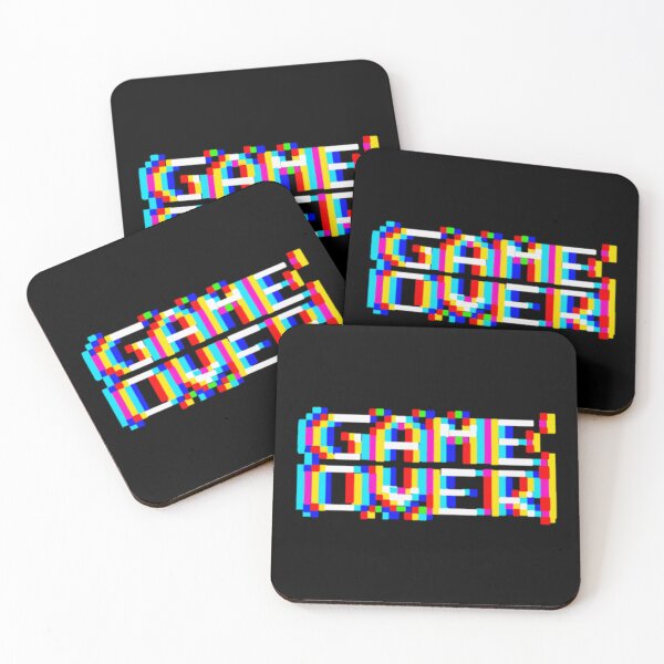 Item preview, Game Over Glitch Retro Pixel Art designed and sold by Wawan35200.