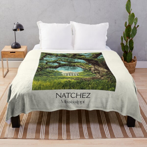 Item preview, Natchez Mississippi Mansion | Historic Antebellum Art Print designed and sold by TuncGK.