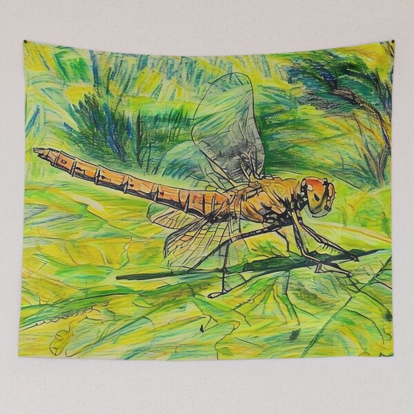 Item preview, Dragonfly on Leave in Pencil designed and sold by tomorrowsart.