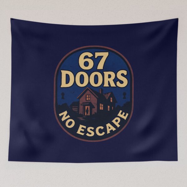 Item preview, Hello Neighbor 67 Doors No Escape Theodore Peterson Horror Video Game designed and sold by DemureArtsy.
