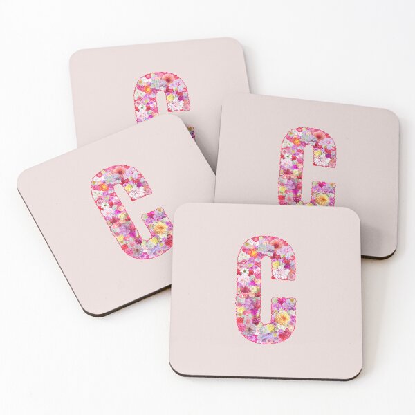 Item preview, Floral Letter C – Botanical English Alphabet Monogram Typography Design designed and sold by TheSassyNoble.