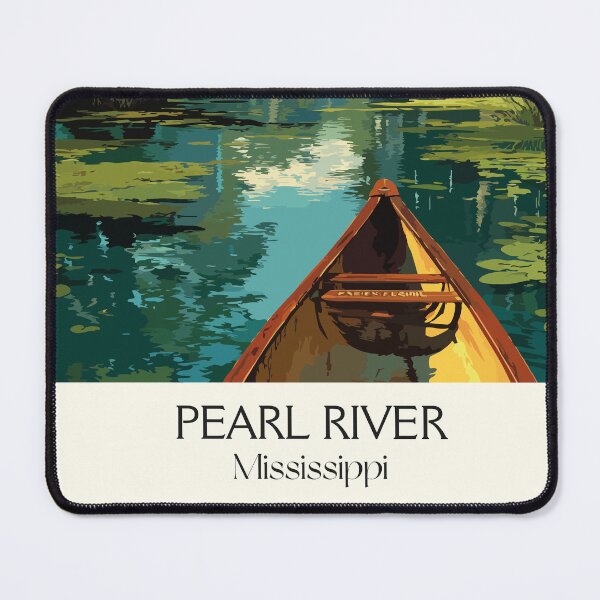 Item preview, Pearl River Mississippi Bayou | Canoe Adventure Art Print designed and sold by TuncGK.