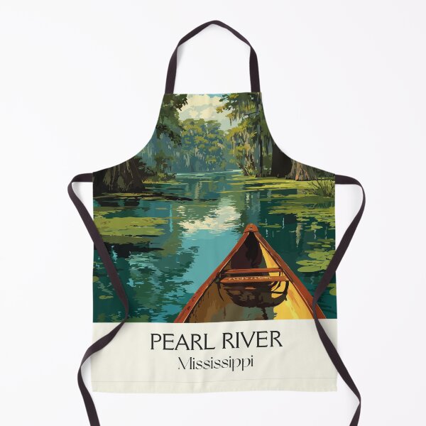 Item preview, Pearl River Mississippi Bayou | Canoe Adventure Art Print designed and sold by TuncGK.