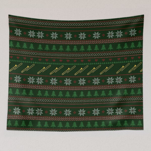 Item preview, Trombone Ugly Christmas Sweater designed and sold by Epic Love Designs.