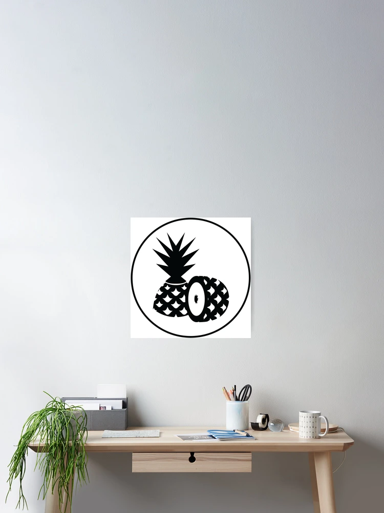 Thumbnail 2 of 3, Poster, Pineapple Sticker designed and sold by AmorphusVision.