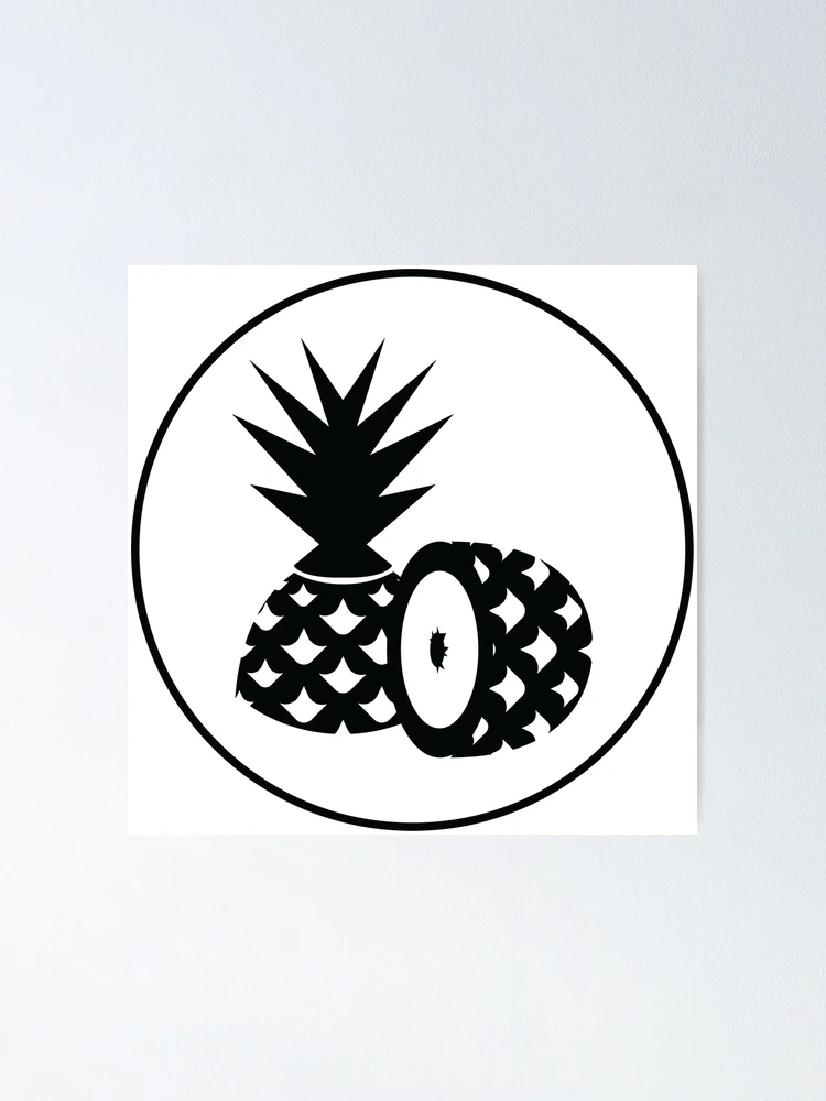 Thumbnail 1 of 3, Poster, Pineapple Sticker designed and sold by AmorphusVision.