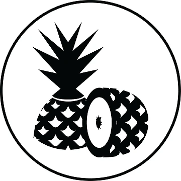 Artwork thumbnail, Pineapple Sticker by AmorphusVision
