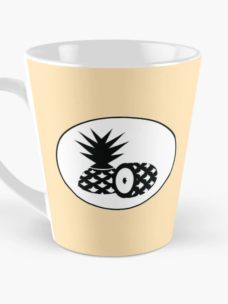 Thumbnail 3 of 4, Coffee Mug, Pineapple Sticker designed and sold by AmorphusVision.