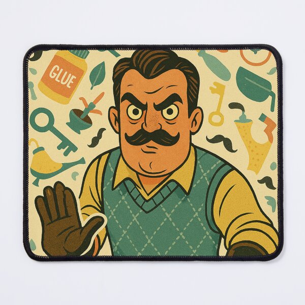 Item preview, Hello Neighbor Retro Art Comic Style For Fan designed and sold by Bongocomic.