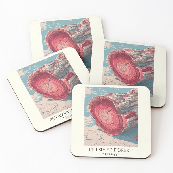 Item preview, Mississippi Petrified Forest | Ancient Wood Geology Art Print designed and sold by TuncGK.