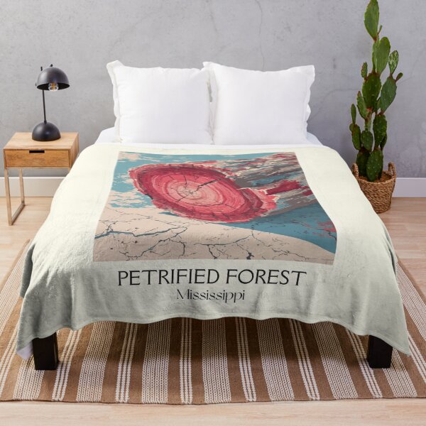 Item preview, Mississippi Petrified Forest | Ancient Wood Geology Art Print designed and sold by TuncGK.