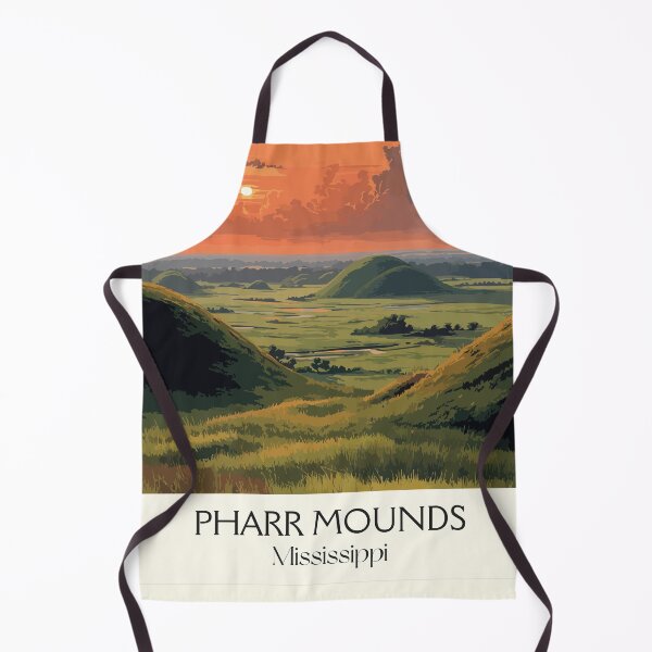 Item preview, Pharr Mounds Mississippi | Historic Native Site Art Print designed and sold by TuncGK.