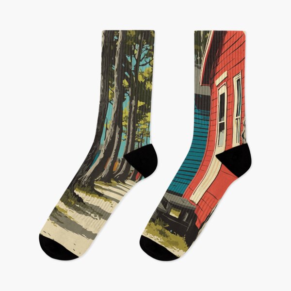 Item preview, Philadelphia Mississippi Alley | Colorful Downtown Art Print designed and sold by TuncGK.