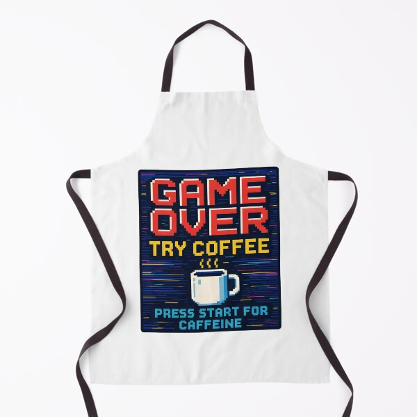 Item preview, Game Over Coffee Funny Pixel Art Caffeine Boost Design. designed and sold by The-T-In-Retro.