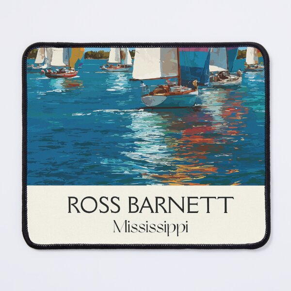 Item preview, Ross Barnett Reservoir Art | Mississippi Sailing Regatta Print designed and sold by TuncGK.
