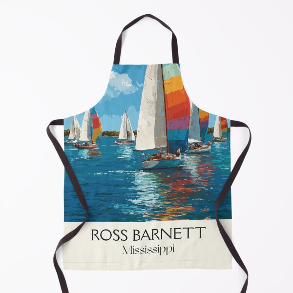 Item preview, Ross Barnett Reservoir Art | Mississippi Sailing Regatta Print designed and sold by TuncGK.