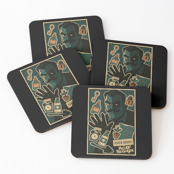 Item preview, Hello Neighbor Collage Noir Raven Brooks Retro Comic Style For Fan designed and sold by Bongocomic.