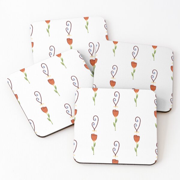 Item preview, Flowers folk painting pattern designed and sold by Brink of Creations.