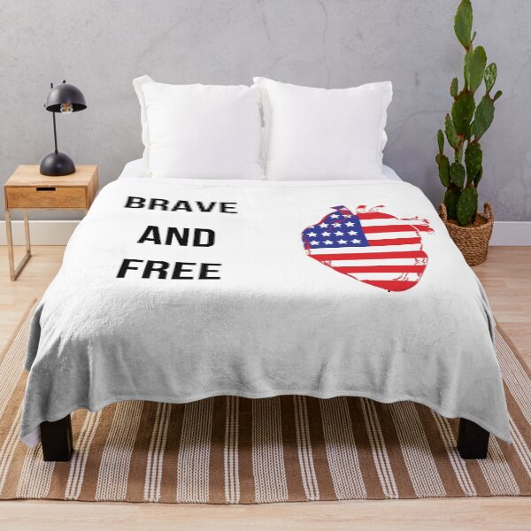 Item preview, “American Brave Patriotic Heart Design” designed and sold by USAHeartShop.