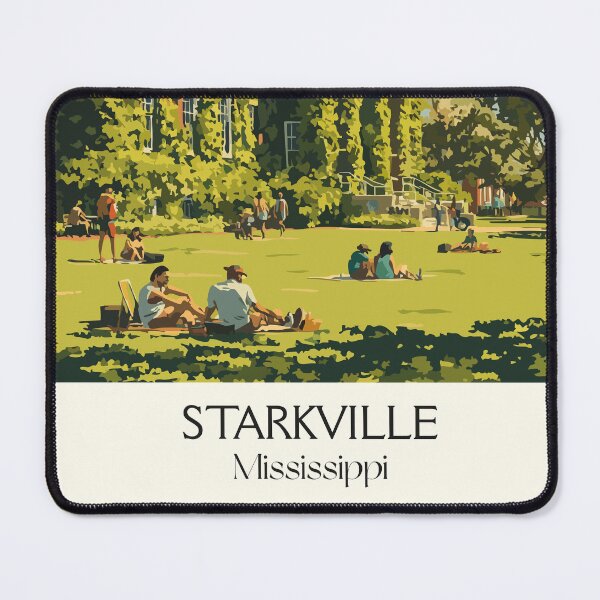 Item preview, Starkville Mississippi Campus | University Lawn Art Print designed and sold by TuncGK.