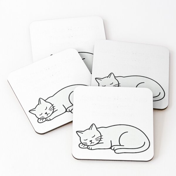 Item preview, Just One More Nap — Funny Cat Humor designed and sold by ArtMedia1.