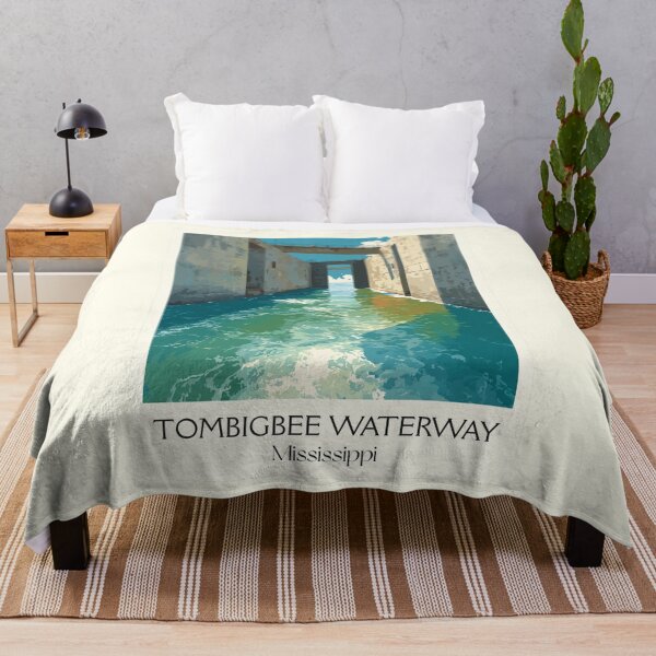 Item preview, Tombigbee Waterway Lock | Navigational Channel Art Print designed and sold by TuncGK.