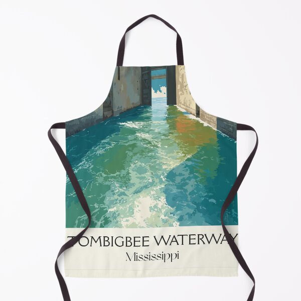 Item preview, Tombigbee Waterway Lock | Navigational Channel Art Print designed and sold by TuncGK.
