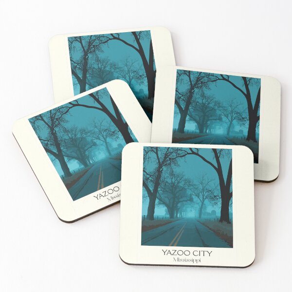 Item preview, Yazoo City Mississippi Road | Moody Southern Gothic Art designed and sold by TuncGK.