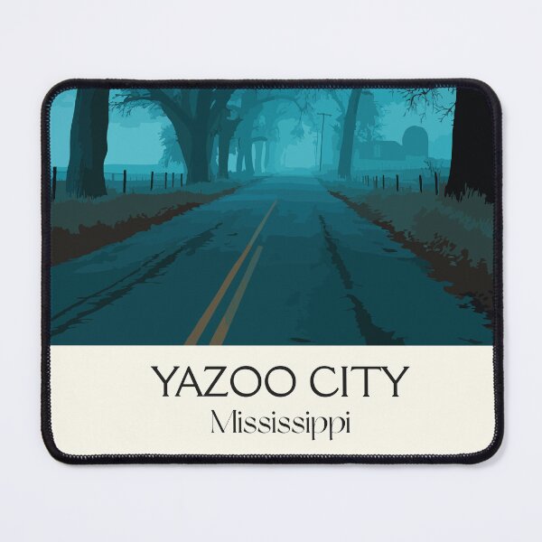 Item preview, Yazoo City Mississippi Road | Moody Southern Gothic Art designed and sold by TuncGK.