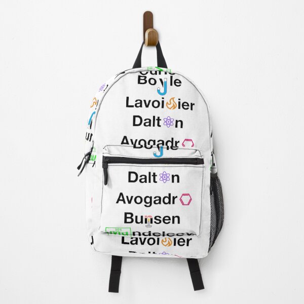 Item preview, Nerdy Minimalist Iconic Chemists Names Boyle, Lavoisier, Dalton, Avogadro, Bunsen, Mendeleev, Curie Chemistry Teacher Black Text designed and sold by MathWare MathClips.