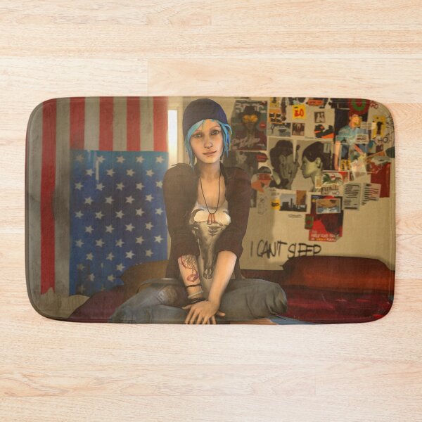 Artikelvorschau, Chloe Price sitzt auf ihrem Bett entworfen und verkauft von nicefield.