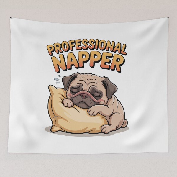 Item preview, Pug Professional Napper designed and sold by Tong4130.
