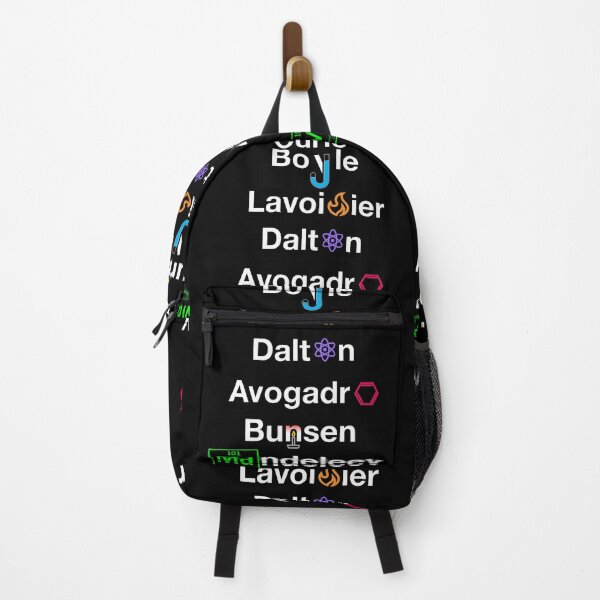 Item preview, Nerdy Minimalist Iconic Chemists Names Boyle, Lavoisier, Dalton, Avogadro, Bunsen, Mendeleev, Curie Chemistry Teacher White Text designed and sold by MathWare MathClips.