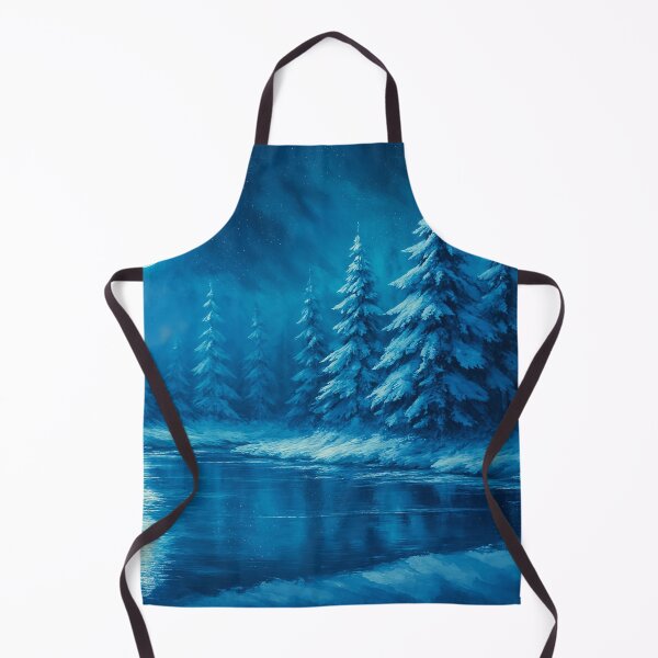 Item preview, Moonlit Winter Forest by a Lake designed and sold by Joey Santiago.