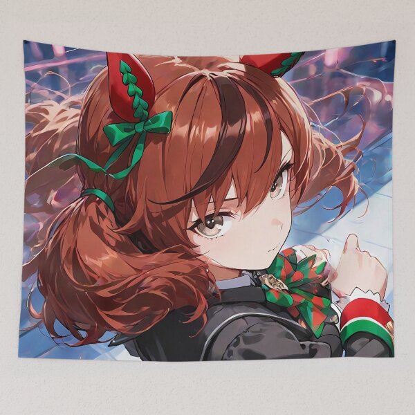 Item preview, Uma Musume Nice Nature Pretty Derby Anime Girl Kawaii School Uniform Elegance designed and sold by HumbertoValveno.