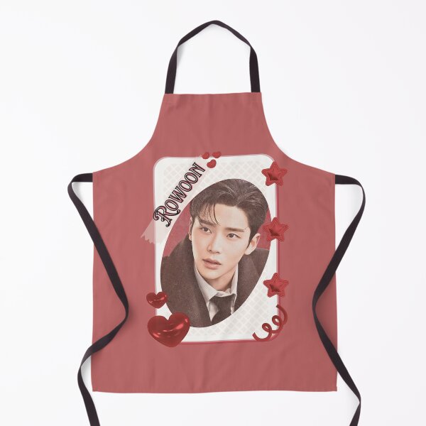 Item preview, Woo Seok (Rowoon) Korean Actor Kdrama Group Card Red Aesthetic Collage Design designed and sold by AJUNICE STUDIO.