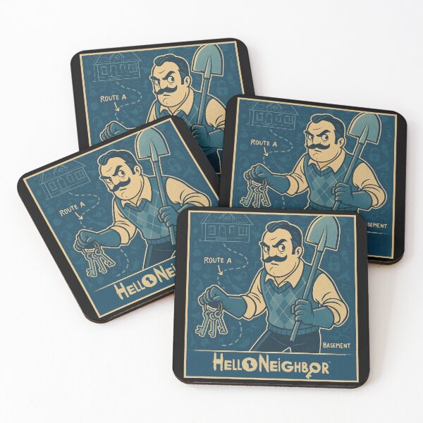 Item preview, Hello Neighbor Basement Plan Blueprint Vintage Comic Style For Fan designed and sold by Bongocomic.