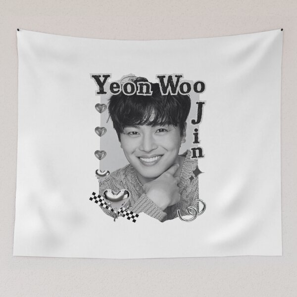 Item preview, Yeon Woo-jin Korean Actor Kdrama Group Black and White Collage Digital Art Portrait designed and sold by AJUNICE STUDIO.