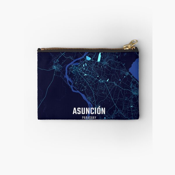 Item preview, Asunción Midnight City Map designed and sold by HomeLivingCo.