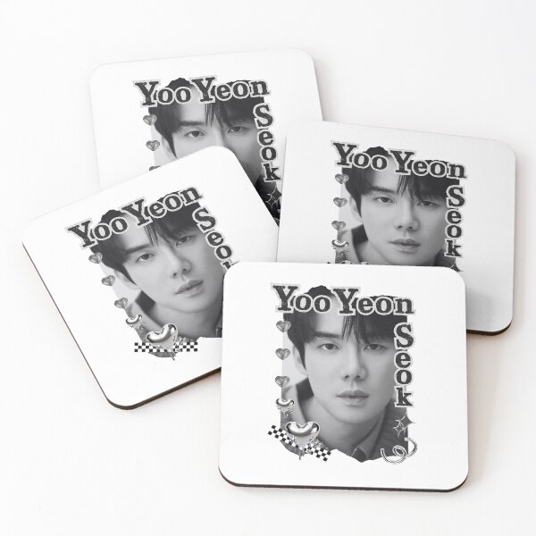 Item preview, Yoo Yeon-seok Korean Actor Kdrama Group Black and White Collage Digital Art Portrait designed and sold by AJUNICE STUDIO.