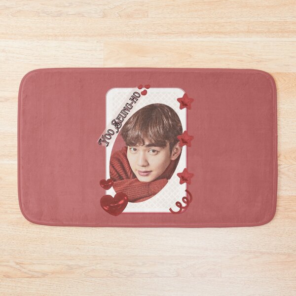 Item preview, Yoo Seung-ho  Korean Actor Kdrama Group Card Red Aesthetic Collage Design designed and sold by AJUNICE STUDIO.